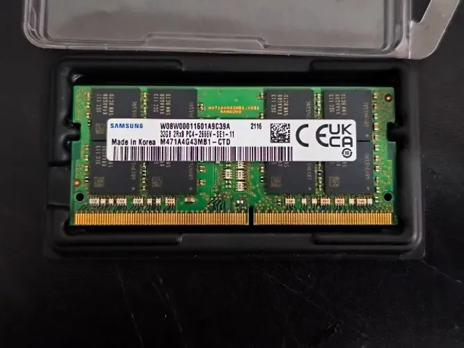 Memória 32gb ddr4 2666 p/ notebook
