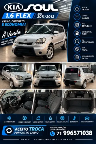 Kia Motors Soul 1.6/ 1.6 16V Flex Mec. 2012