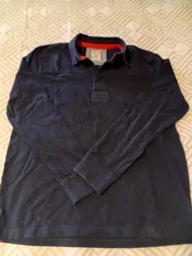 Camisa Azul Marinho Algodão