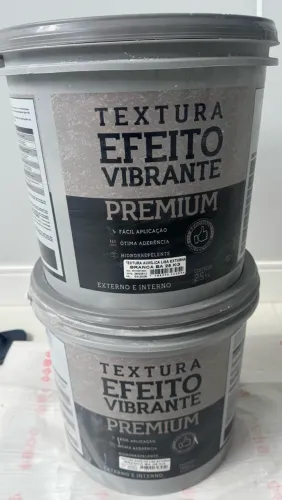 2 balde de Textura efeito vibrante premium 