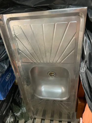 Pia com Cuba inox