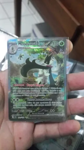 CARTA POKEMON ORIGINAL MEOWSCARADA EX (256/193)