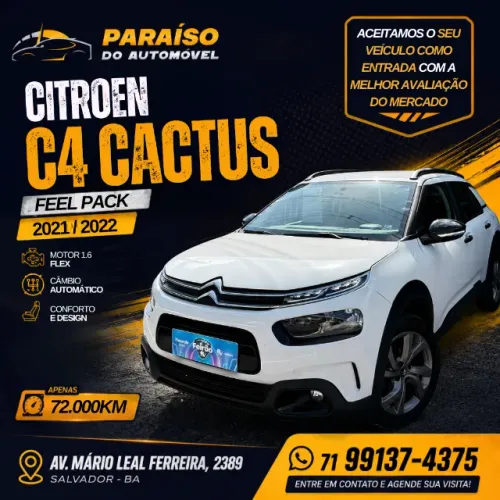 Citroen C4 Cactus Feel 1.6 16V Flex Aut. 2022