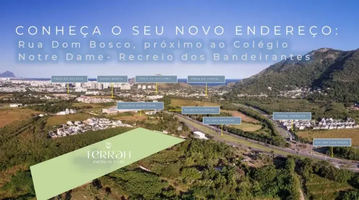 Lotes de terreno em condomínio alto padrão no Recreio dos Bandeirantes! Medidas entre 180m