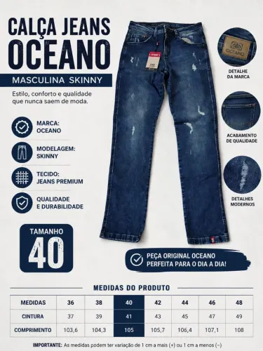 Calça Oceano Masculina