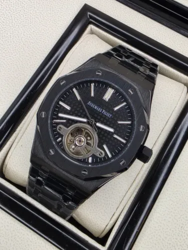 Relogio Audemars Piguet Royal Turbilhão Black Automatico LINHA PREMIUM AAA 10X SEM JUROS