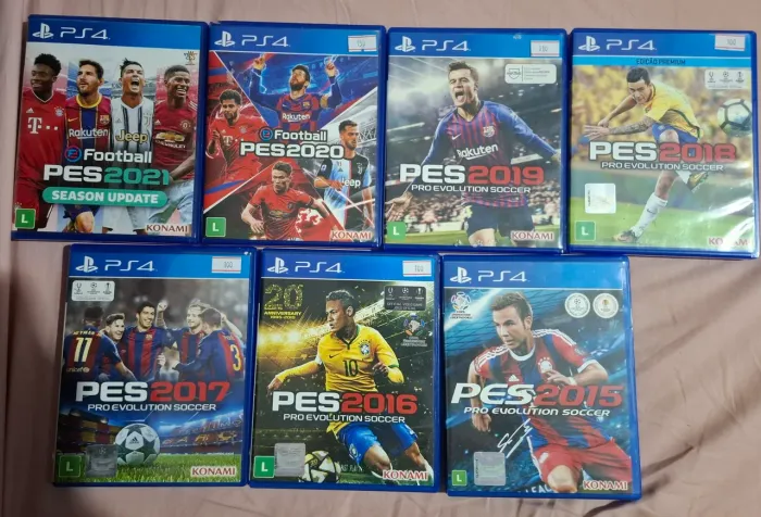 Coleção PES 2015 a PES 2021 PS4 - Faço envio OLX
