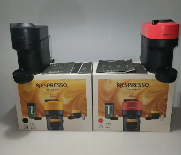 Cafeteira Nespresso Vertuo Pop Vermelho ou Preto 127 Volts Sem Cápsulas Preço Unitário