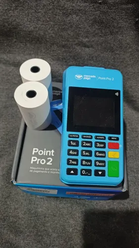  Maquininha Mercado Pago Point Pro 2 (Com Bobinas) - Pouquíssimo Uso!