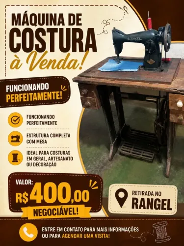 Vendo máquina de costura 