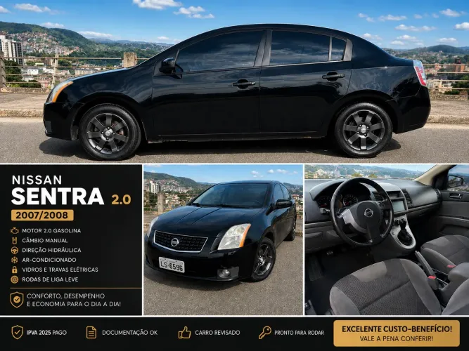 Nissan Sentra S 2.0/ 2.0 Flex Fuel 16V Mec. 2008