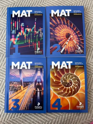 Apostilas completas de Matemática do curso pré vestibular de medicina do Poliedro 2025