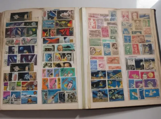 Selos Brasil e Exterior Coleção com 1970 Selos - Pelé  Copa Holográficos 