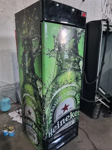Freezer Cervejeira Hussmam 570 litros 220v Porta Cega ,Motor e Peca Novas,Garantia 7 Meses