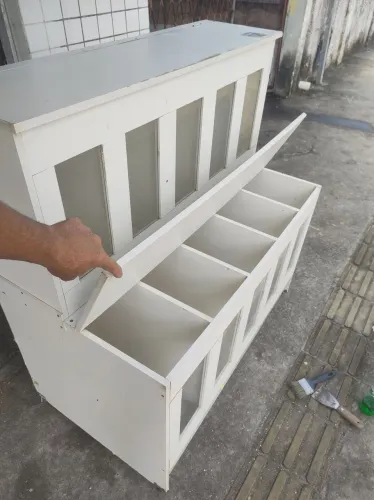 dispense de ração MDF