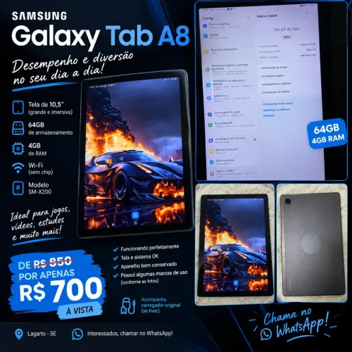 Tablet Samsung Galaxy Tab A8.