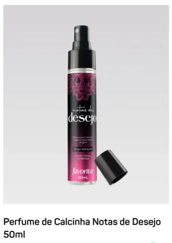 Perfume de calcinha Favorita