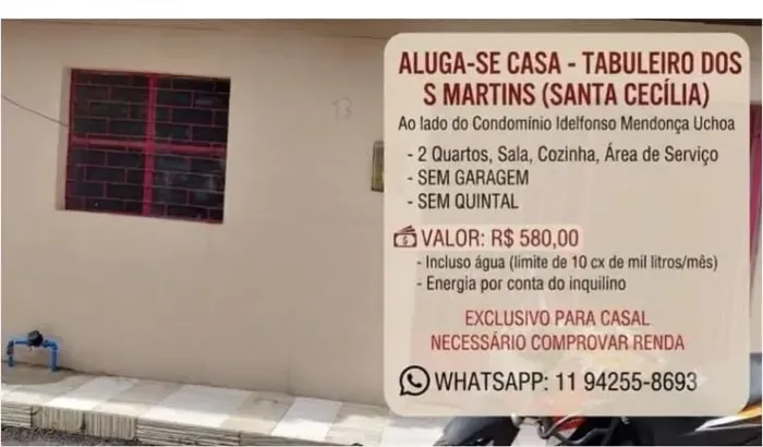 Casa pra alugar