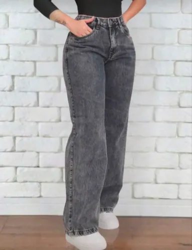Calça jeans wide lag