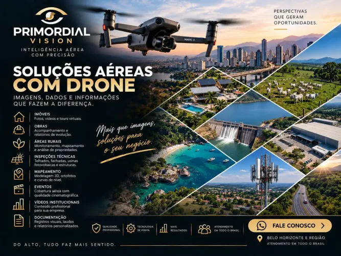 Serviço com Drones ( imagens e vídeos)