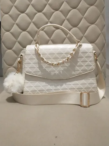 Bolsa Satinato Renner Branca 