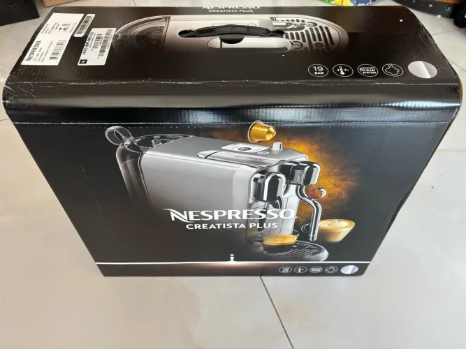 Nespresso Creatista Plus J520 127V Nova Lacrada na Caixa - Breville Inox