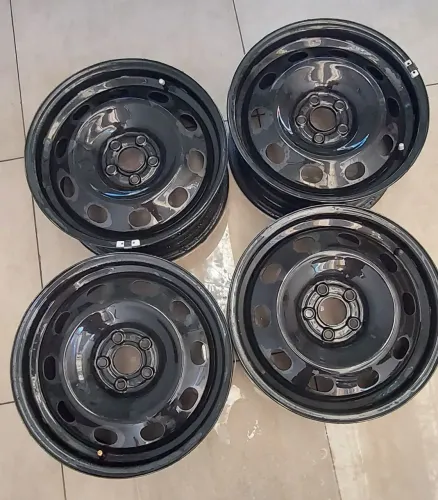 Jogo rodas de ferro originais T-Cross com calotas e bicos
