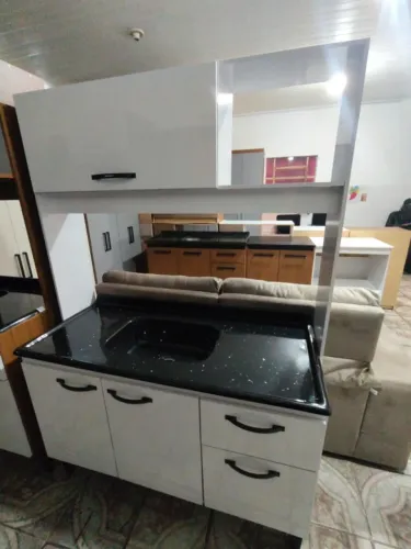 COZINHA COMPACTA KATY + CUBA COMPLETA MONTADA E ENTREGUE HOJE 
