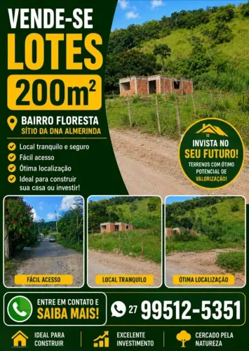 Vendo 6 lotes, em Coronel Fabriciano, MG