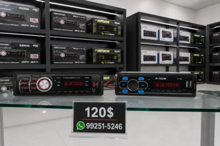 Som Automotivo Bluetooth - fazemos entregas