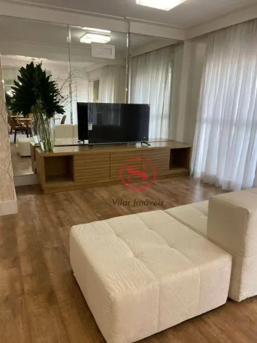 Apartamento MOBILIADO com 3 SUÍTES PARA LOCAÇÃO, 107 m² por R$ 6.900/mês - Casa Branca - S
