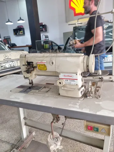 Maquina de costura industrial