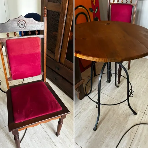 Mesa Bistrô + 3 Cadeiras 