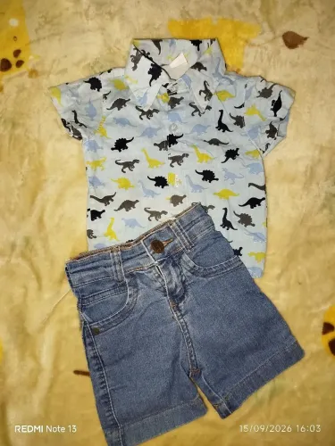 Conjunto de menino 1/2 anos