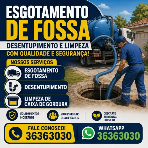 ESGOTAMENTO DE FOSSA