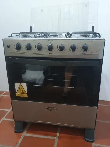 Fogão inox Clarice 6 bocas