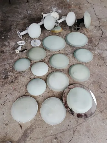 15 luminárias plafon. 160 reais