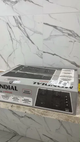 Cooktoop de 4 bocas novo na caixa