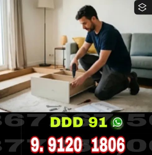 Montador de móveis para montagem e desmontagem de guarda-roupas, armários, closet e cômoda