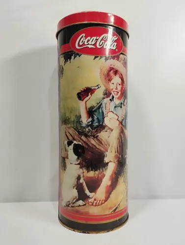 Lata colecionável vintage da Coca-Cola