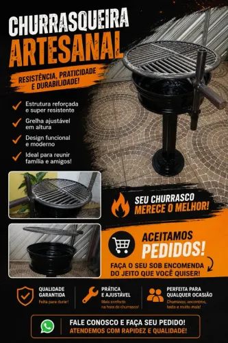 Churrasqueira artesanal