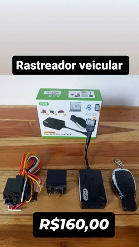 Rastreador GPS automotivo com entrada para chip e cartão / SUPER DESCONTO