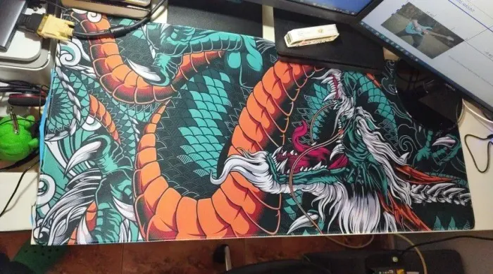 Mouse Pad Tapete Dragão Japonês