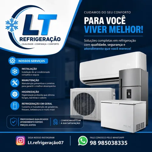 Ar condicionado, geladeira, bebedouro promoção 