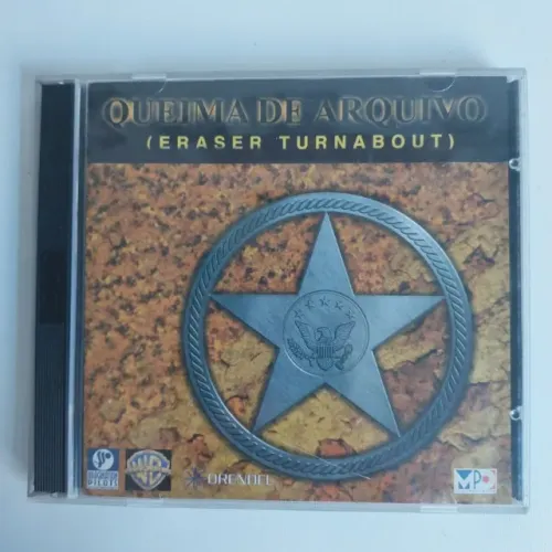 Jogo PC CD-ROM Queima De Arquivo Eraser Turnabout Warner Bros Interactive 1996 Raro