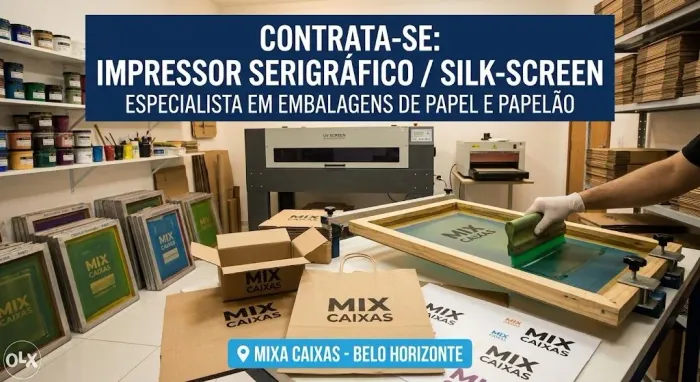 Vaga impressor serigráfico