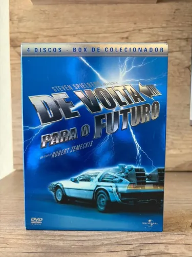 Box DVD Trilogia De Volta para o Futuro - Edição de Colecionador + Disco de Extras