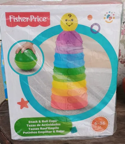 Fisher-Price Potinhos Empilhar & Rolar W4472 - Original