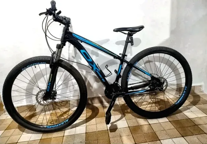 Bicicleta OX Hard Glide Aro 29 Quadro 19 G Aluminio 21v Shimano Freio a Disco