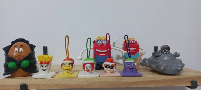 Brinquedos mec donalds antigos 